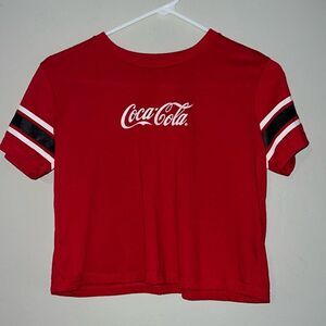 Red Coca Cola Ice Cold Women’s Crop jersey